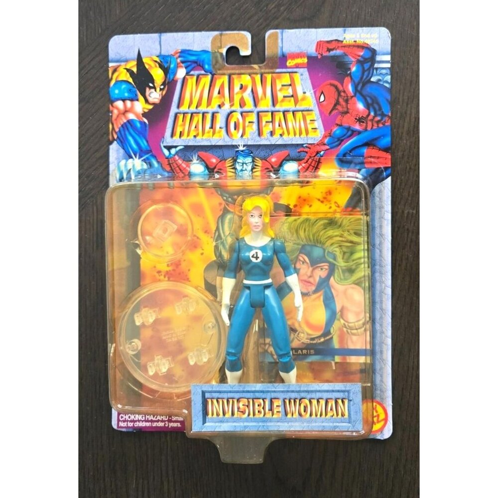 Toy Biz Marvel Hall of Fame Action Figure: Invisible Woman (Fantastic 4) 1996